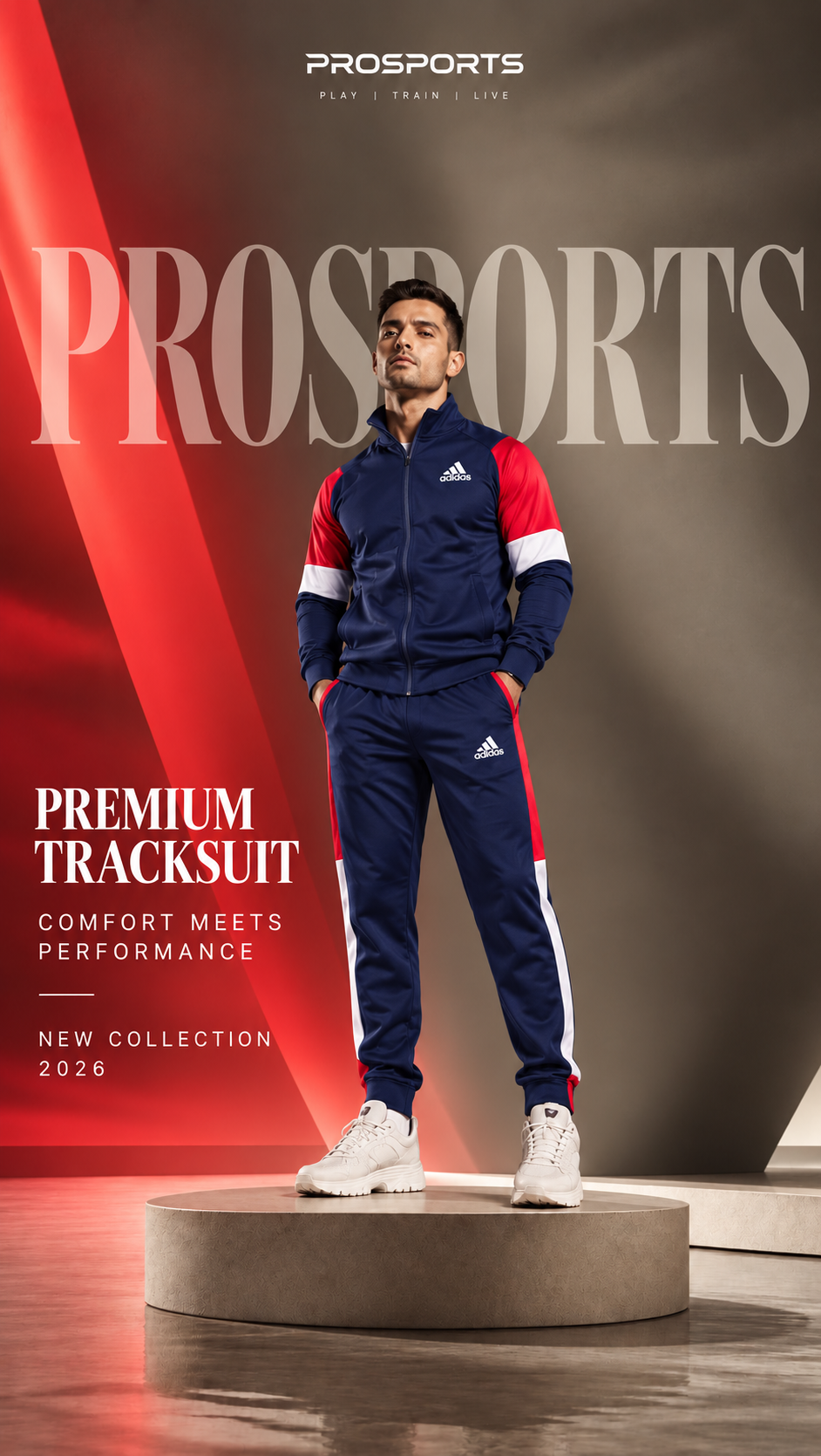 Adidas Premium Tracksuit - Tricolour
