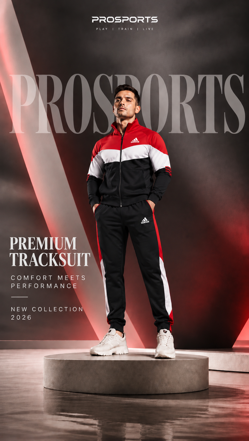 Adidas Premium Tracksuit - Tricolour