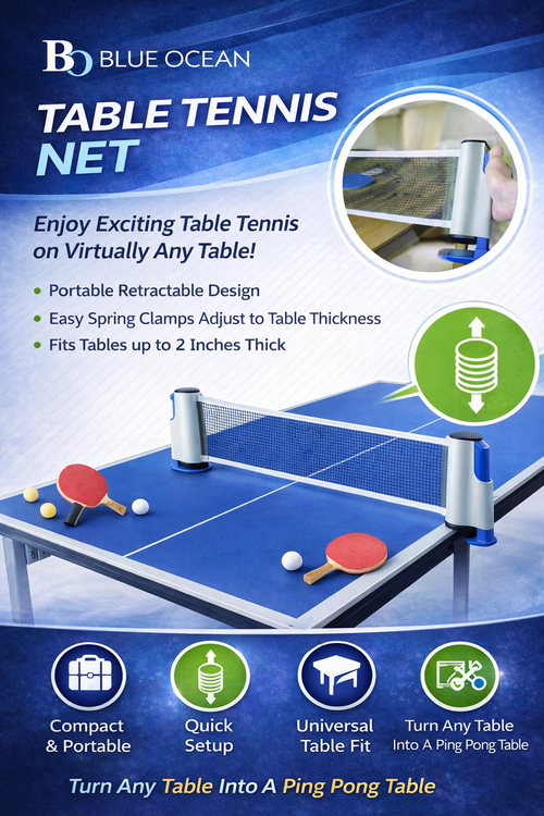 Blue Ocean Tennis Rack
