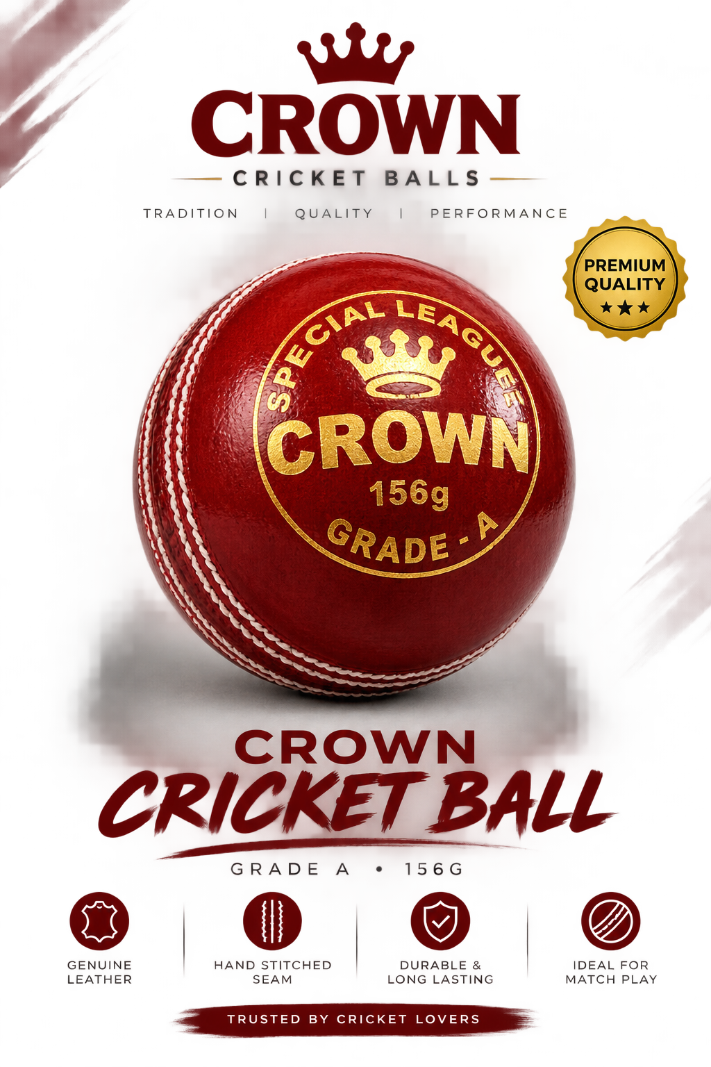 Kookaburra Regulation Cricket Ball