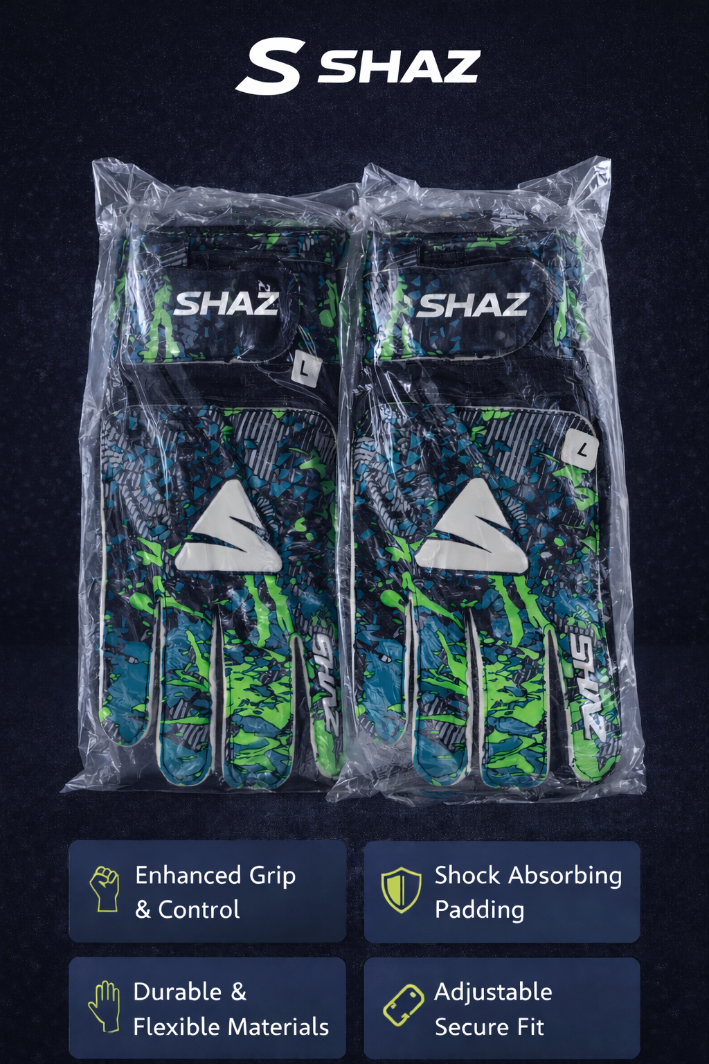 Shaz Football Gloves