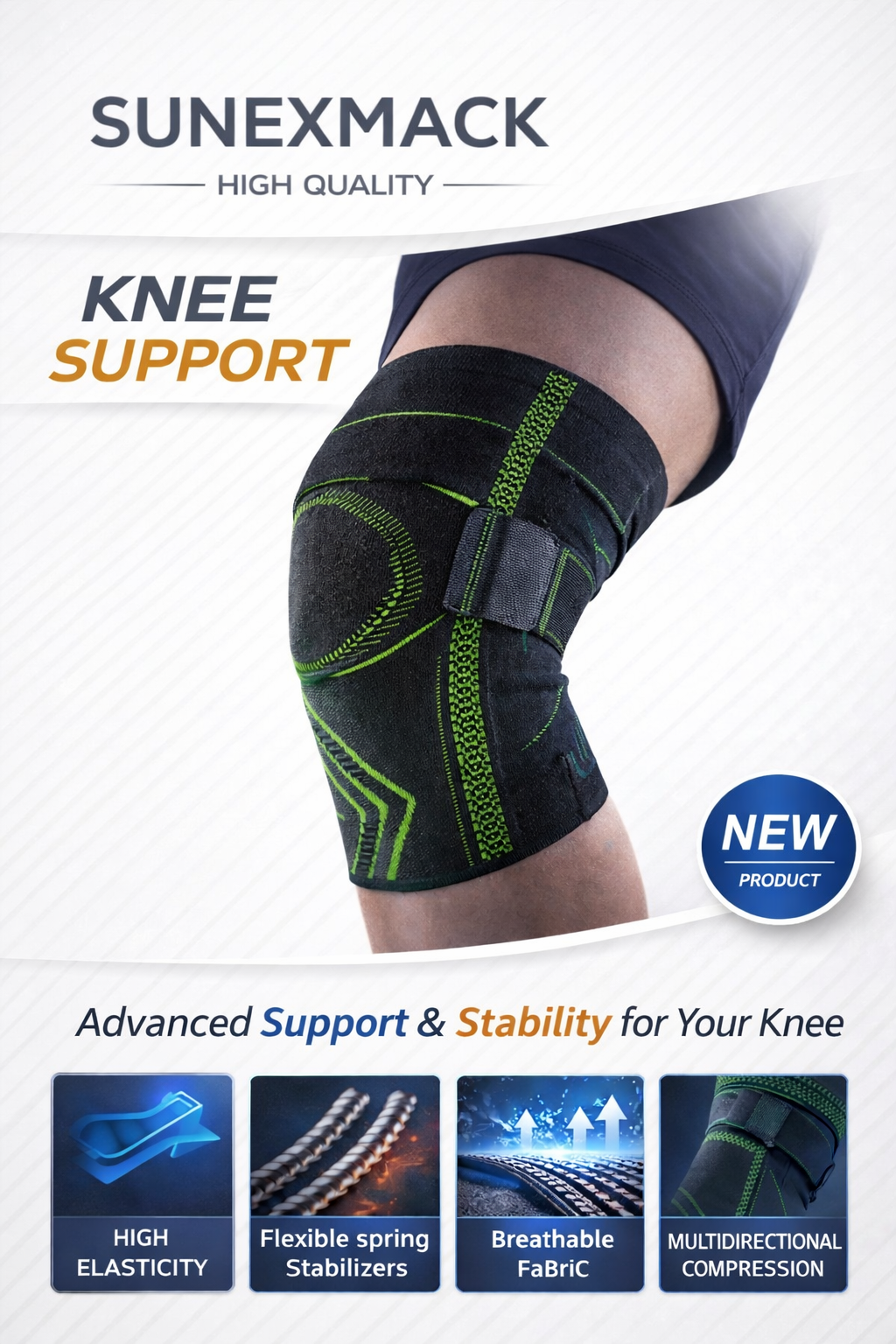 Sunexmack Knee Support