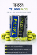 Teloon Pro+ Padel Balls — 3 Ball Box Pack