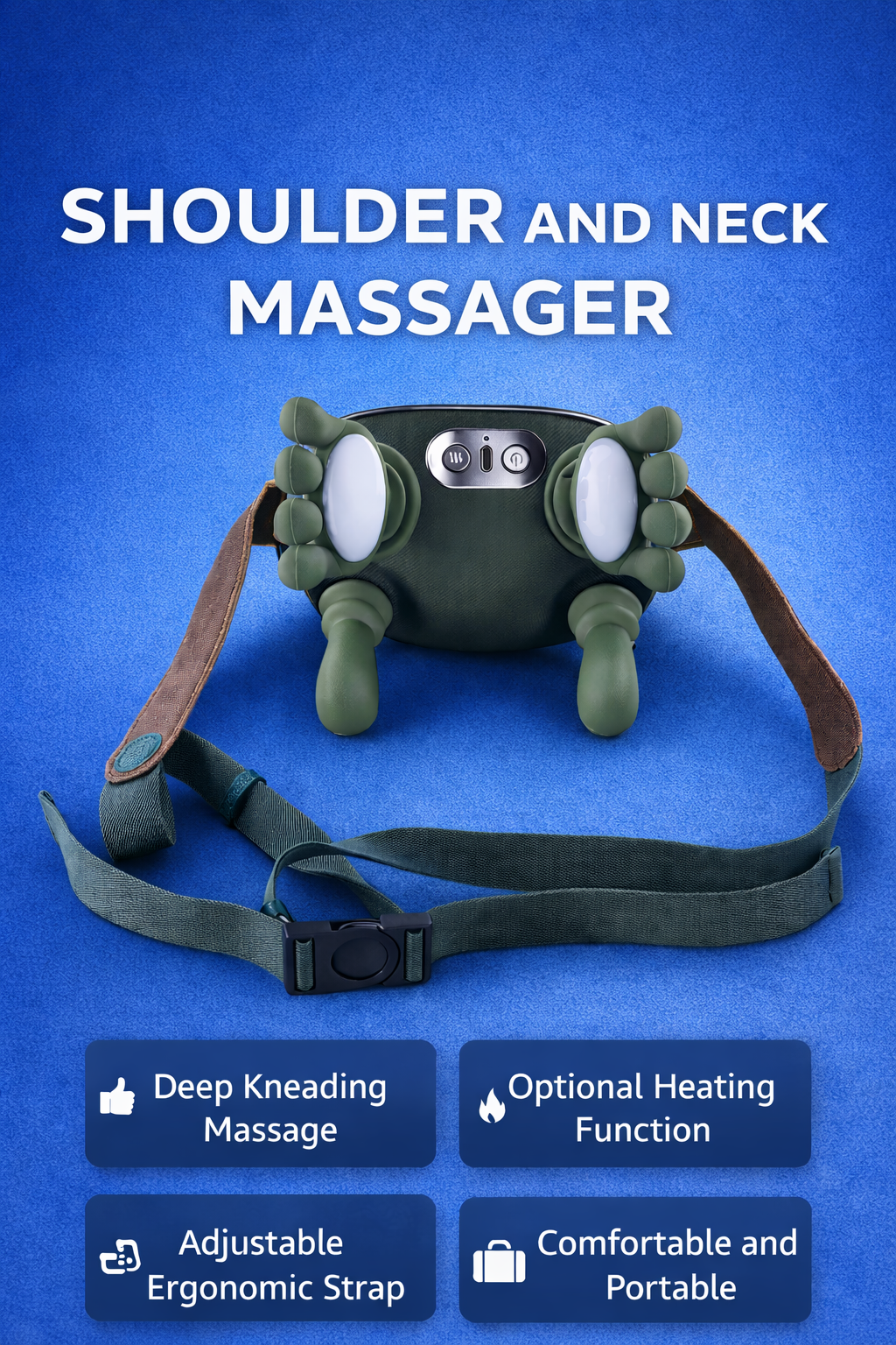 Neck Frog FZ-831 Shiatsu Shoulder & Neck Massager