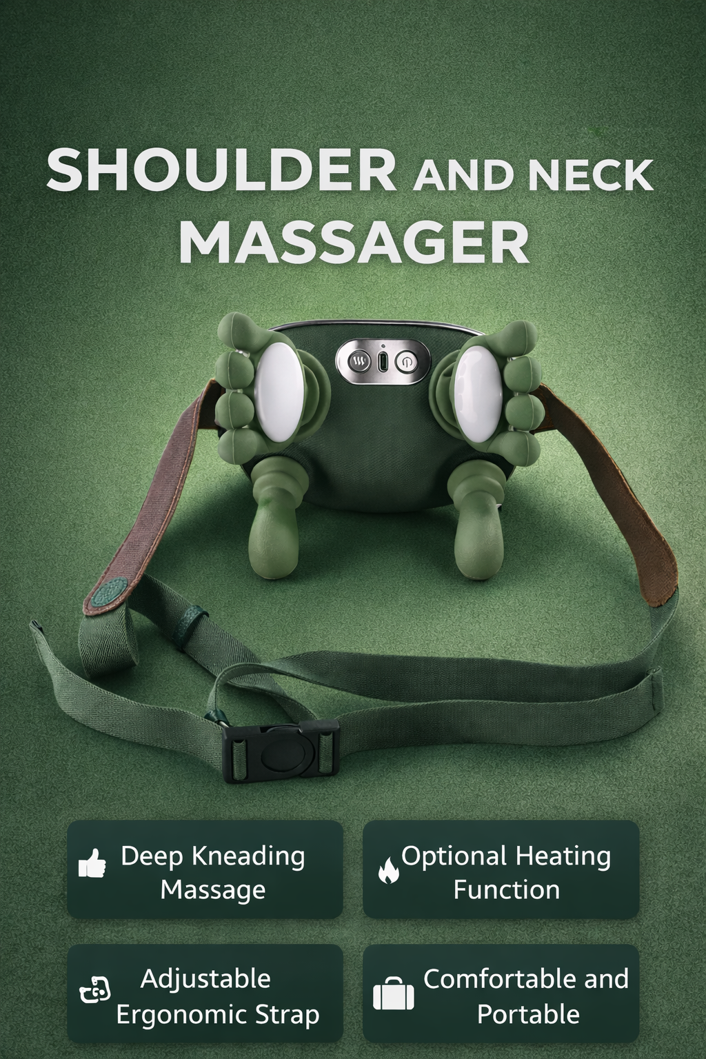 Neck Frog FZ-831 Shiatsu Shoulder & Neck Massager