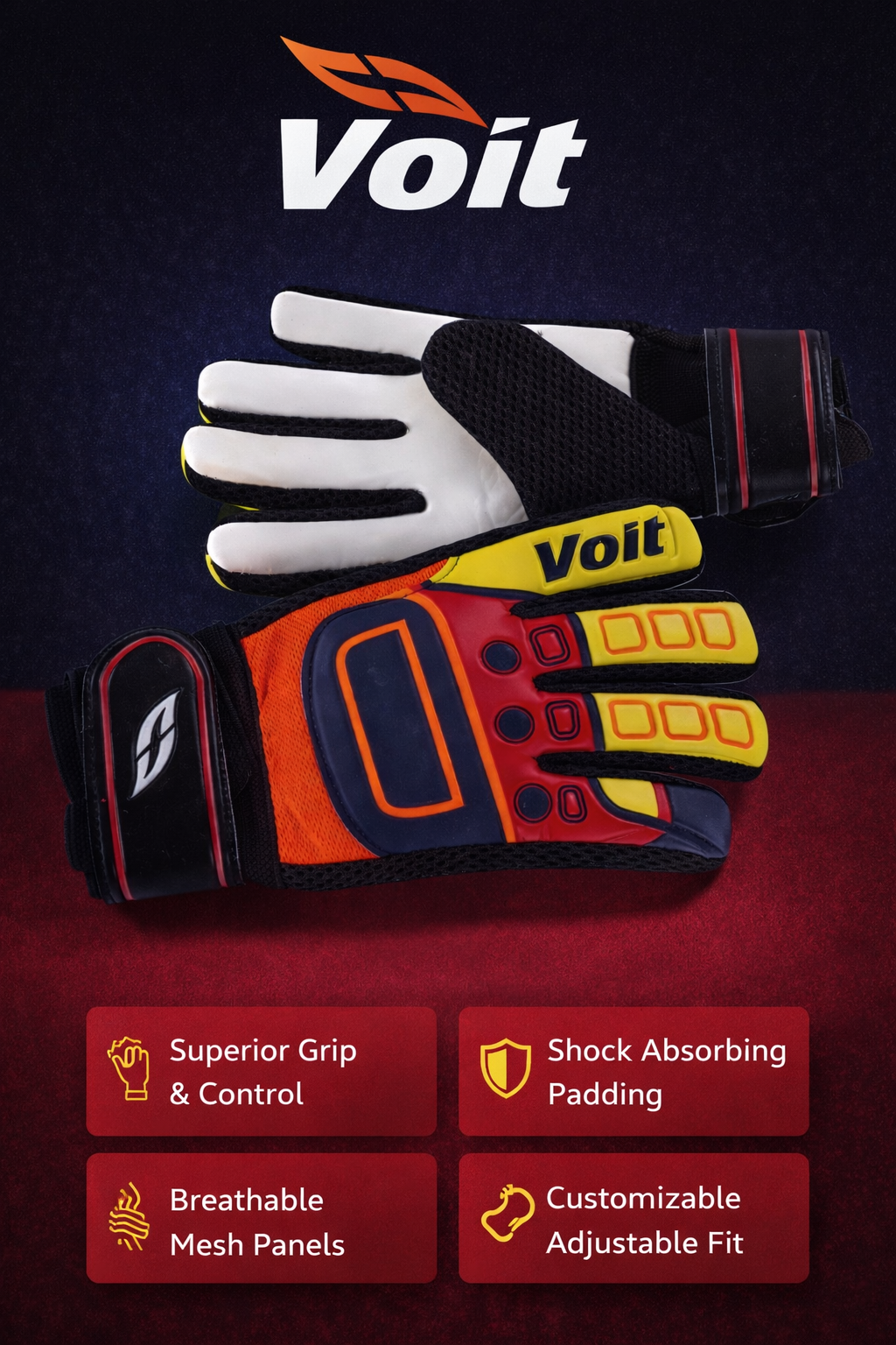 Volt Football Gloves