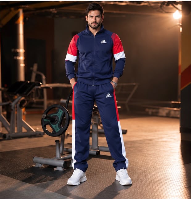 Adidas Premium Tracksuit - Tricolour