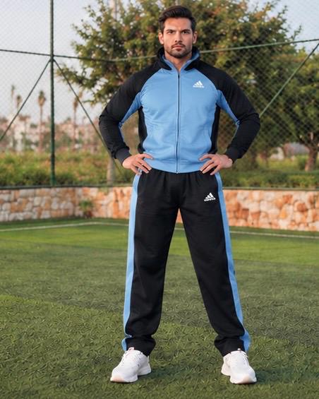 Adidas Premium Tracksuit- Blue/Black