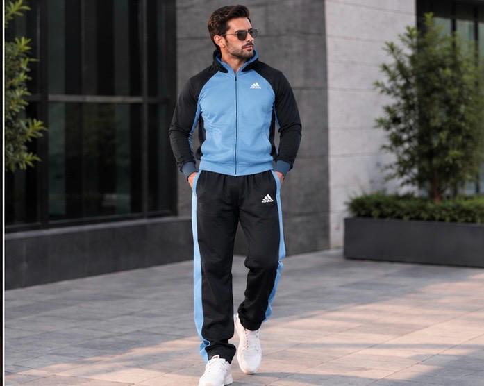 Adidas Premium Tracksuit- Blue/Black